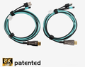 8K FIBERPLUG® | Abnehmbare HDMI 2.1-Abschlüsse für beliebige Glasfaserkabel