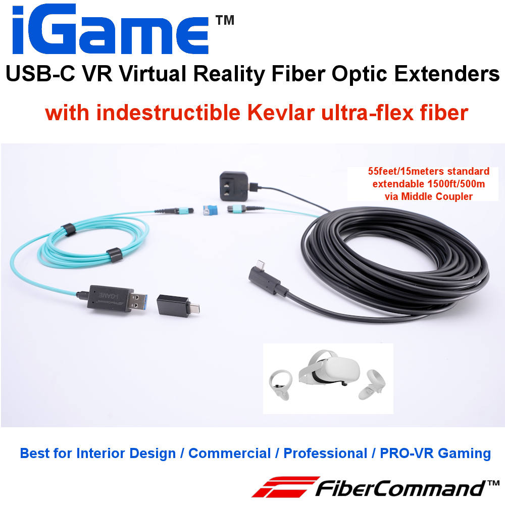 Vr Extender Box USB-C USB-3 USB-2 Extenders – FiberCommand
